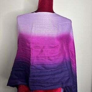 Purple ombré scarf